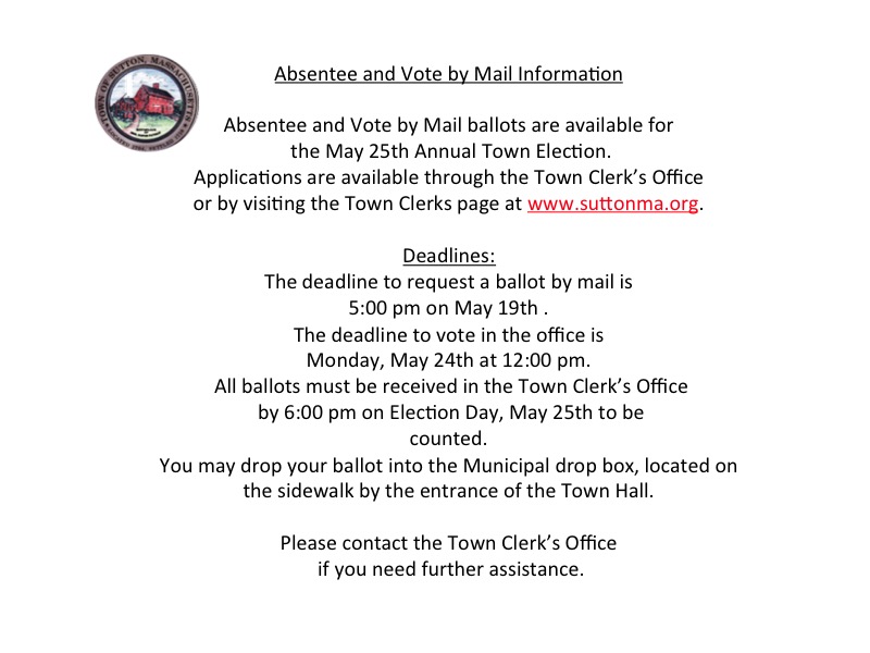 Absentee and Vote by Mail Information
