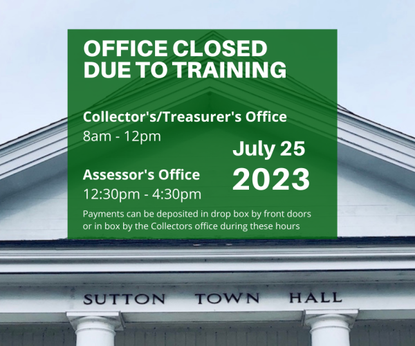 Training - Collectors/Treasurers &amp; Assessor's Office Closed