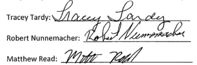 signatures