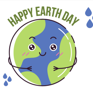 Happy Earth Day Logo