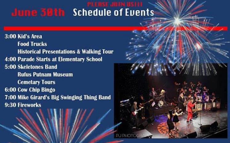 Sutton Fourth Event Schedule